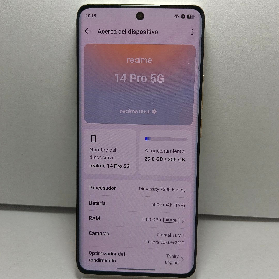 CELULAR REALME 14 PRO 5G RMX5056 (2025) 256 GB 8 GB RAM (SEMINUEVO)