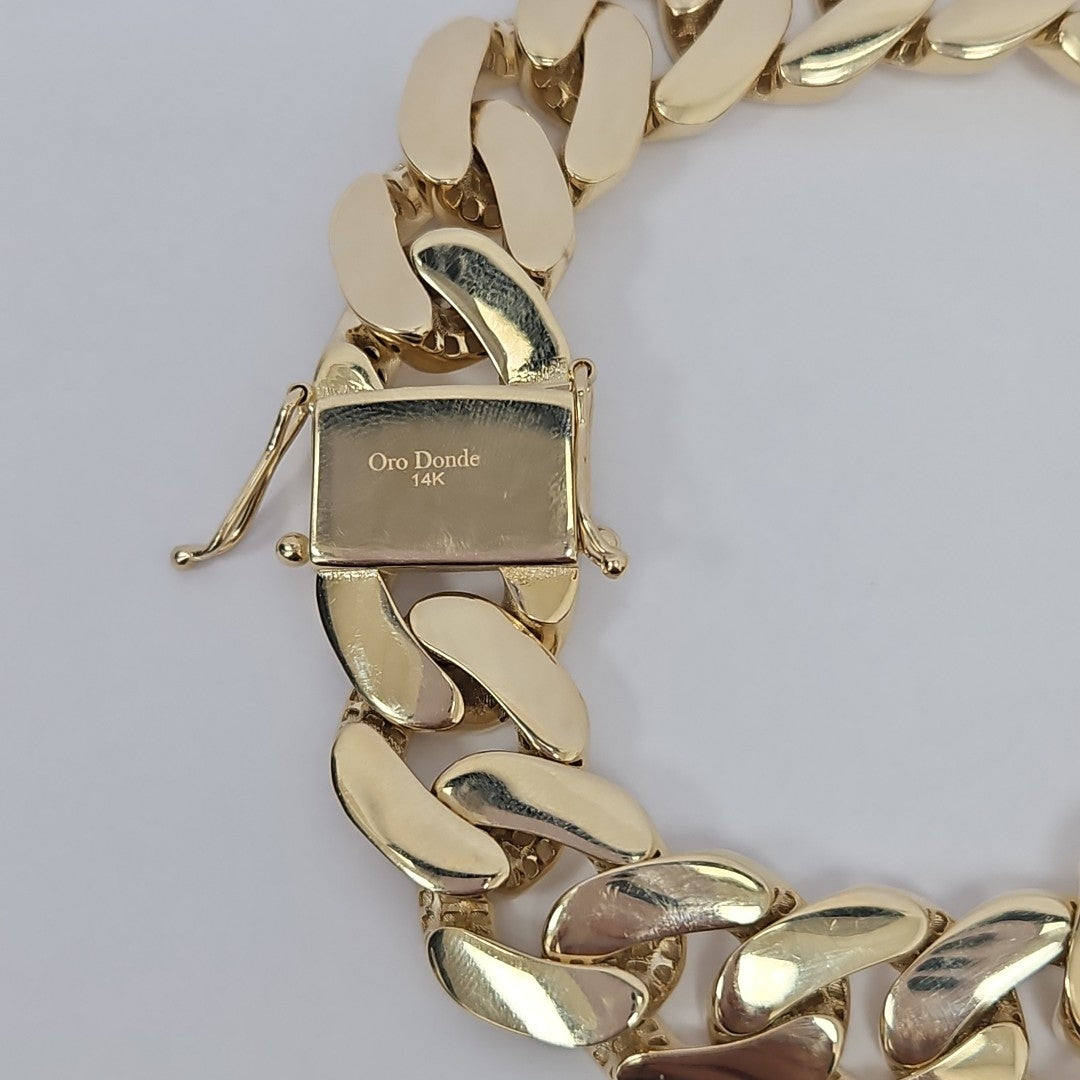 PULSERAS CABALLERO ORO 14K 32.5 (NUEVO)
