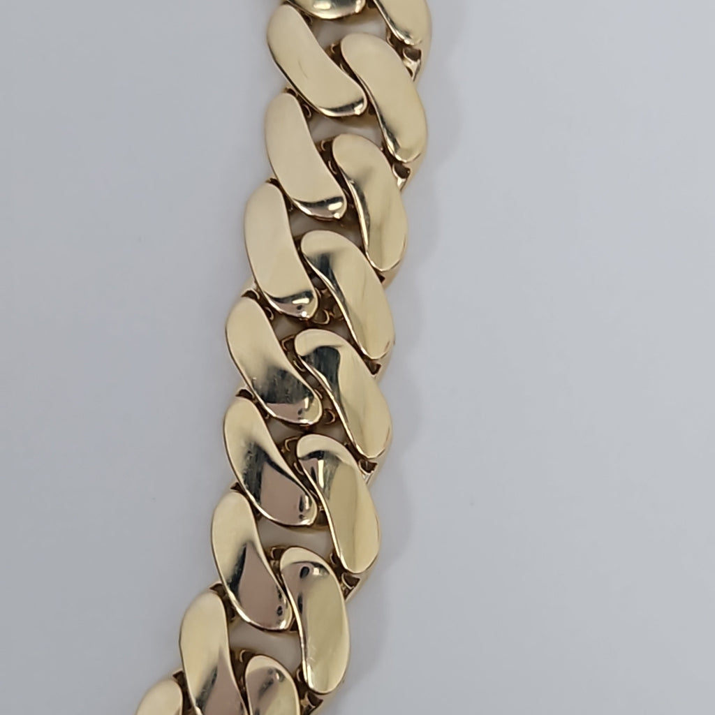 PULSERAS CABALLERO ORO 14K 19.7 (NUEVO)