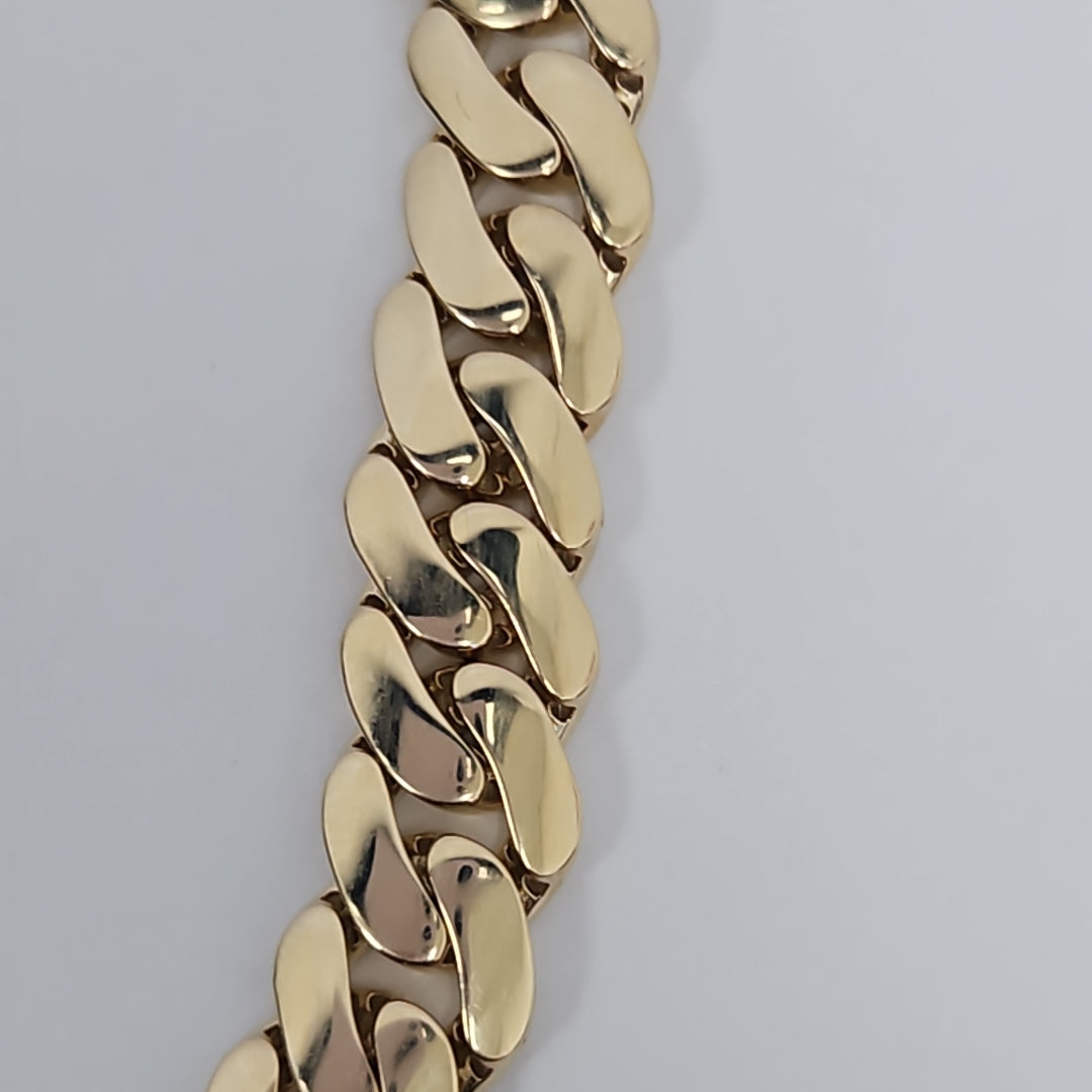 PULSERAS CABALLERO ORO 14K 19.7 (NUEVO)