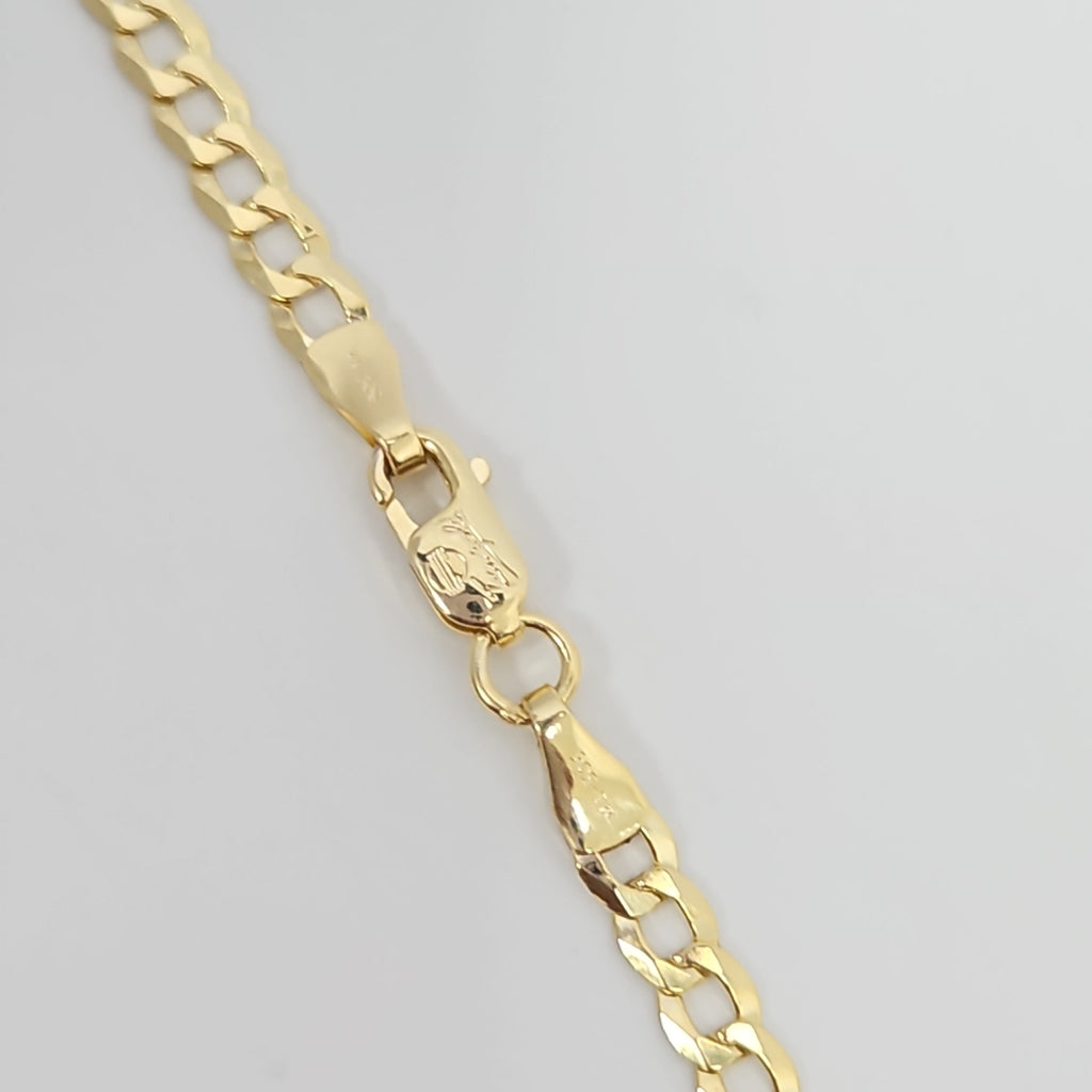 CADENAS BARBADA AMARILLA ORO 14K 6.6 (NUEVO)