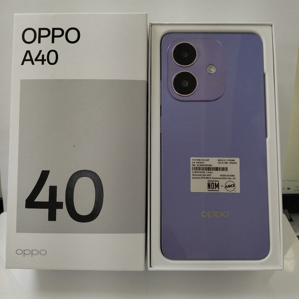 CELULAR OPPO  A40 CPH2669 (2024) 256 GB 4 GB RAM (SEMINUEVO)