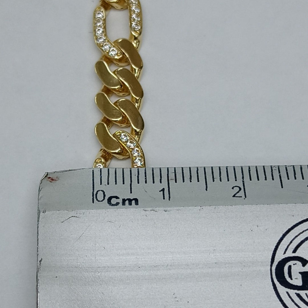 PULSERAS DAMA CARTIER 3*1 DIAMANTADA ORO 14K 11.2 (NUEVO)