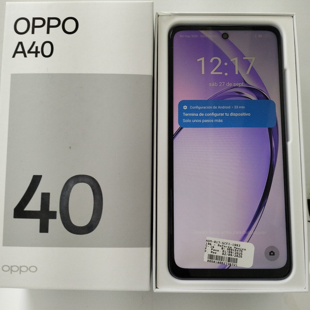 CELULAR OPPO  A40 CPH2669 (2024) 256 GB 4 GB RAM (SEMINUEVO)