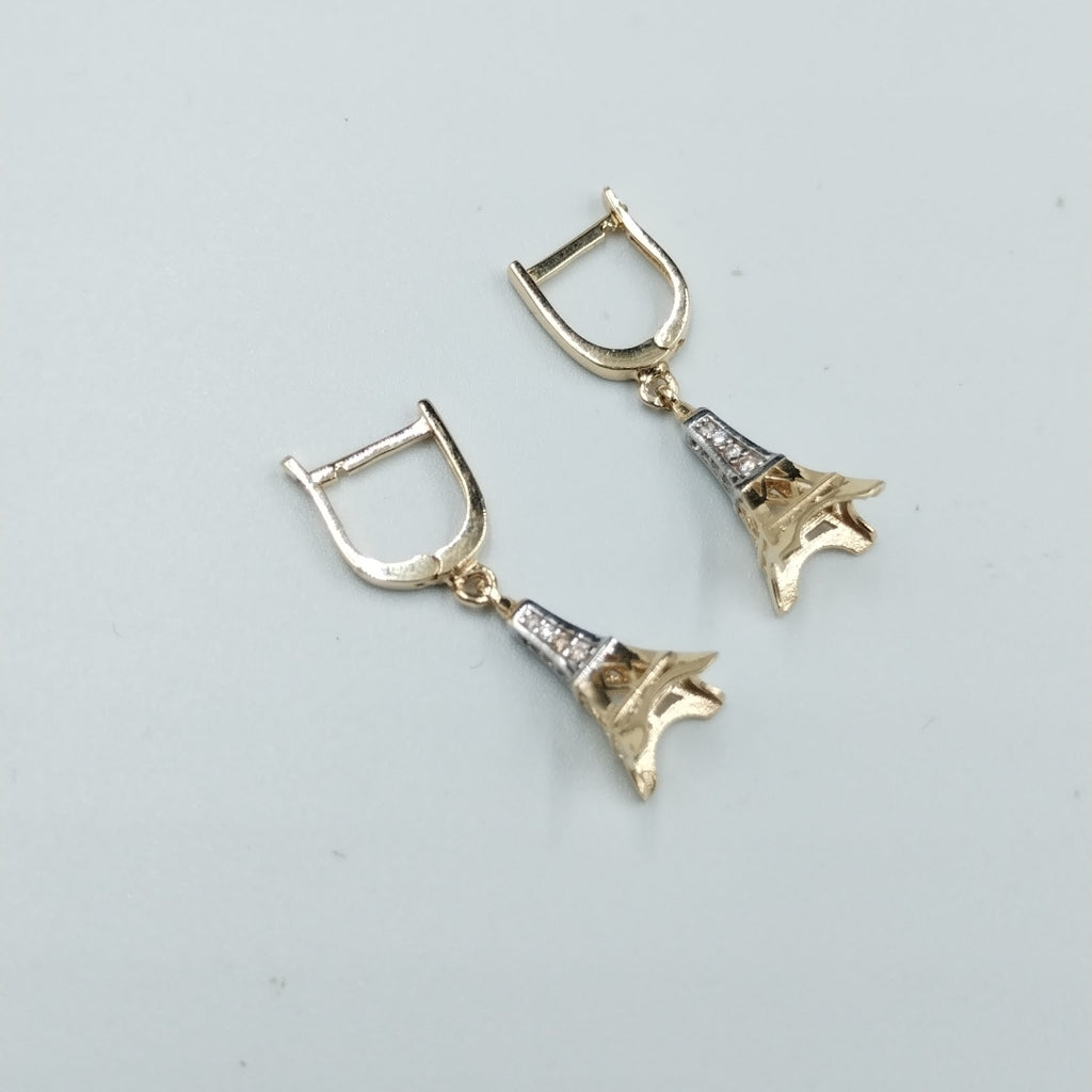 BROQUELES ORO 14K 3.3 (NUEVO)