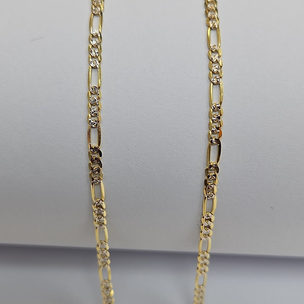 CADENAS CARTIER 3*1 DIAMANTADA ORO 14K 5.1 (NUEVO)