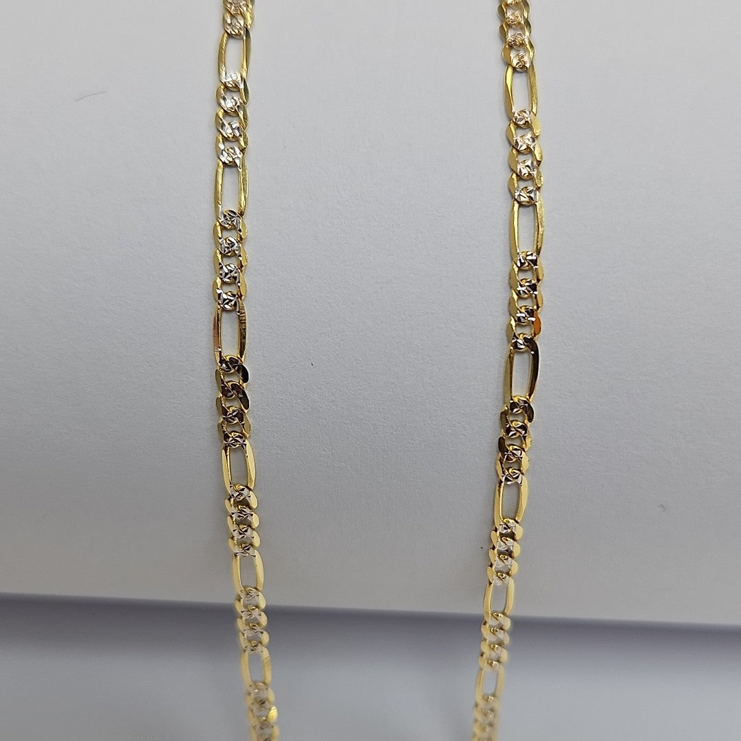 CADENAS CARTIER 3*1 DIAMANTADA ORO 14K 5.1 (NUEVO)