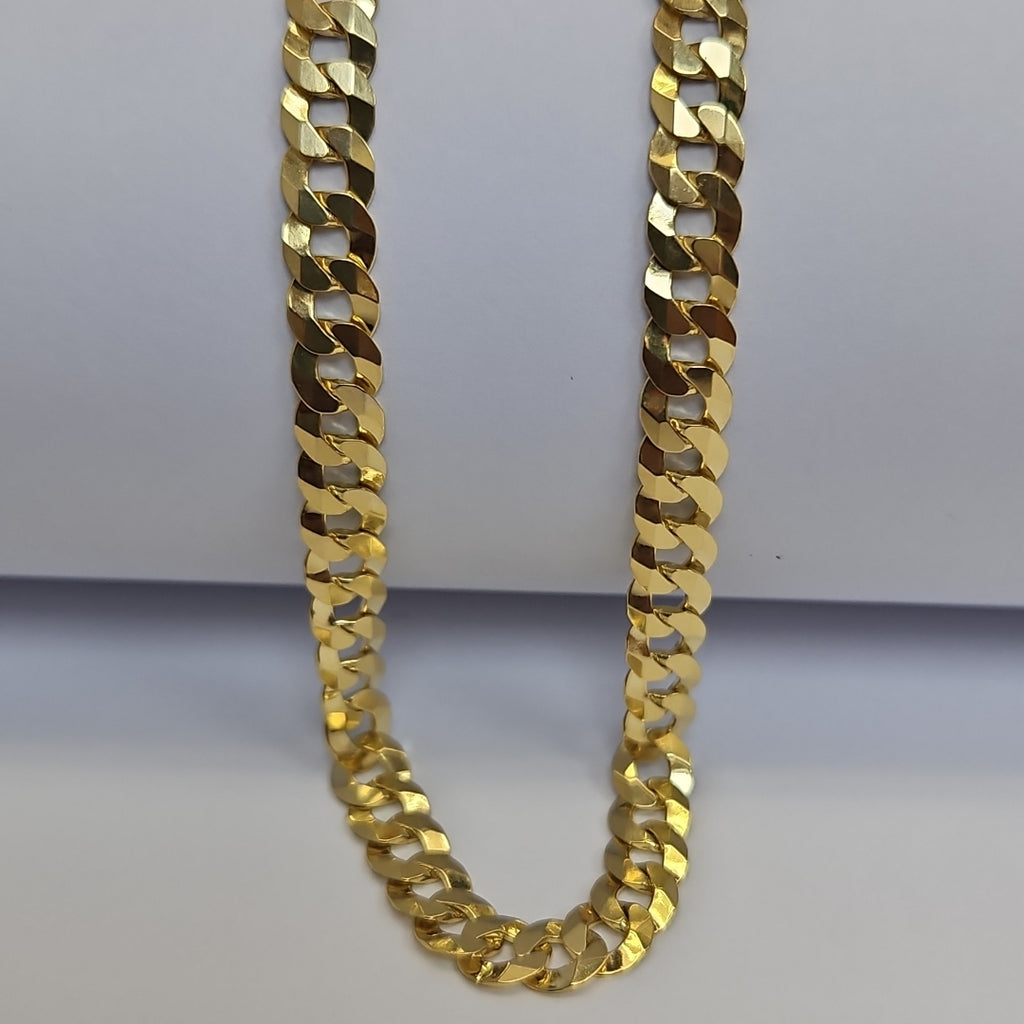 CADENAS BARBADA AMARILLA ORO 14K 24.6 (NUEVO)