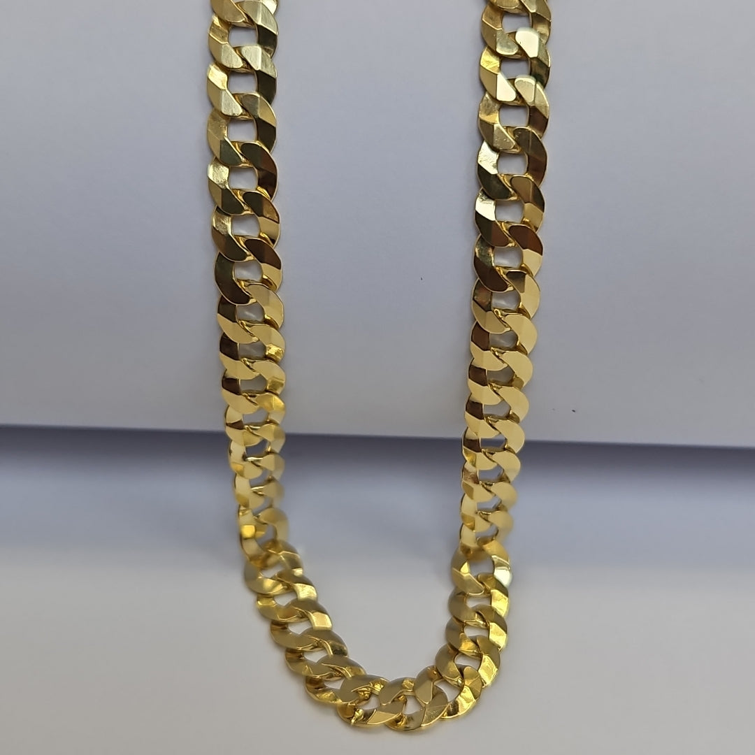 CADENAS BARBADA AMARILLA ORO 14K 24.6 (NUEVO)