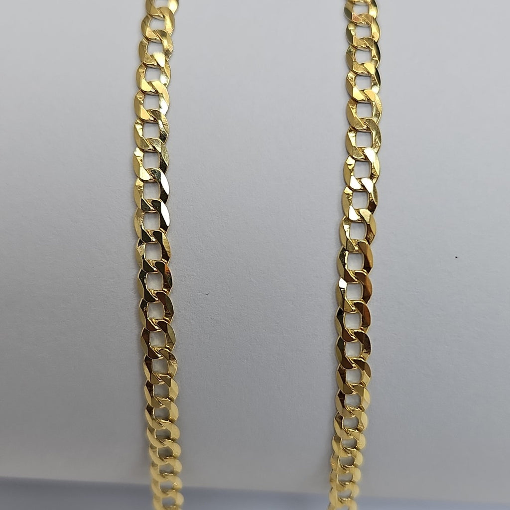 CADENAS BARBADA AMARILLA ORO 14K 7.1 (NUEVO)