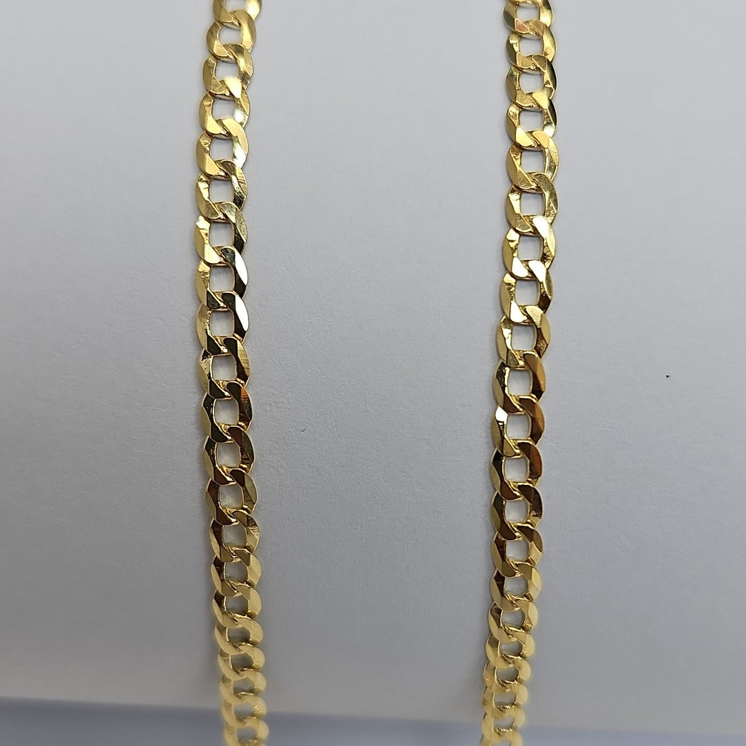 CADENAS BARBADA AMARILLA ORO 14K 7.1 (NUEVO)