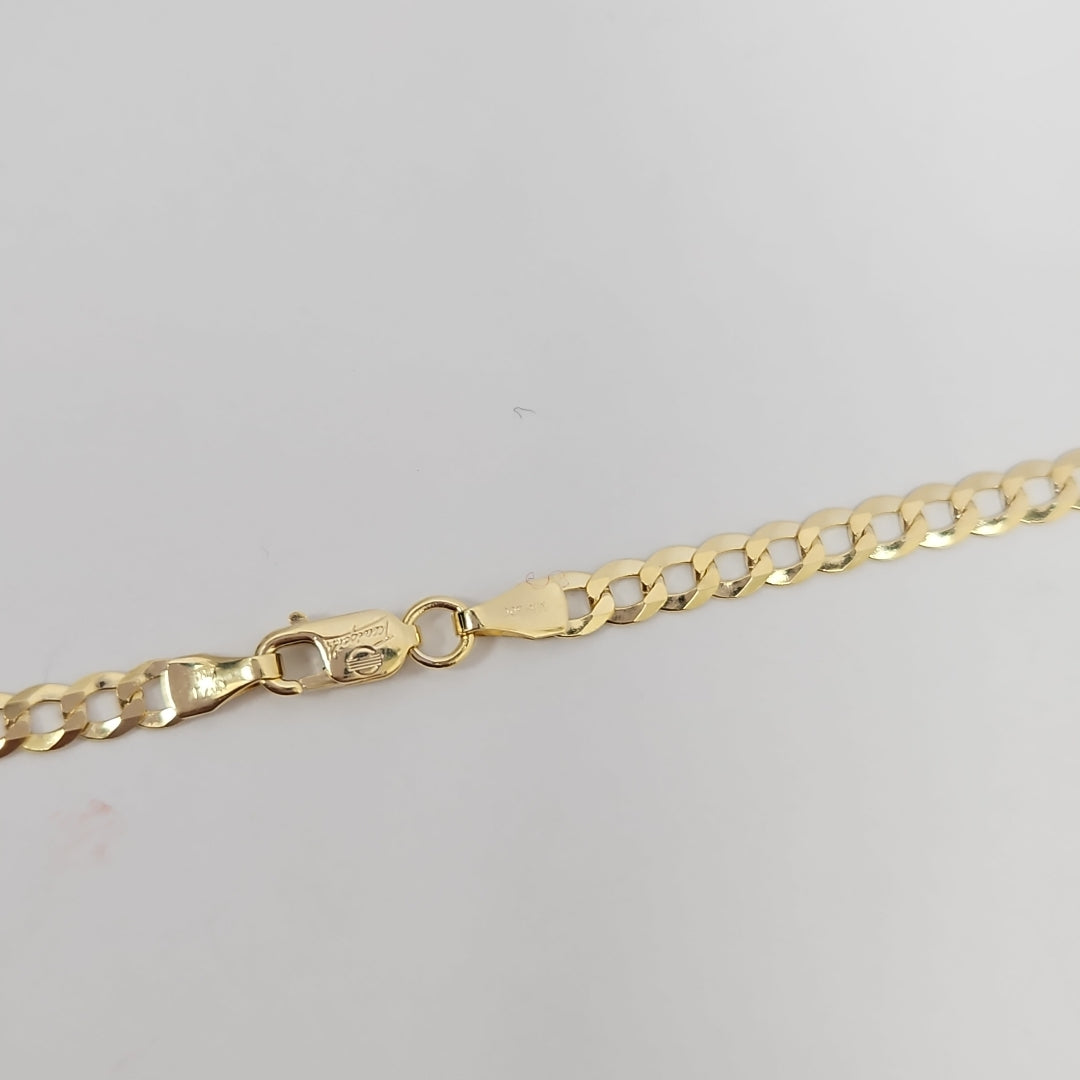 CADENAS BARBADA AMARILLA ORO 10K 5.3 (NUEVO)