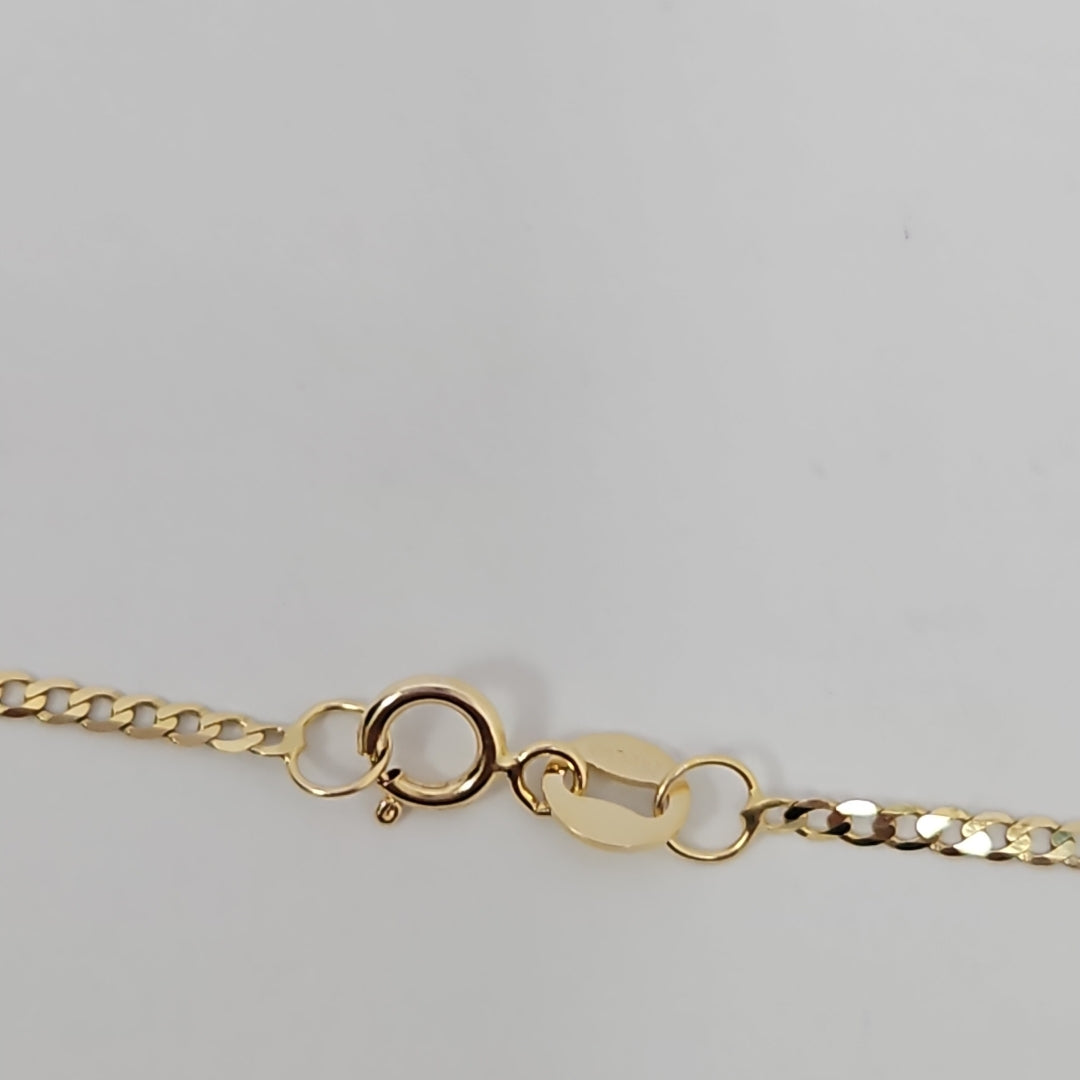 CADENAS BARBADA AMARILLA ORO 10K 1.6 (NUEVO)