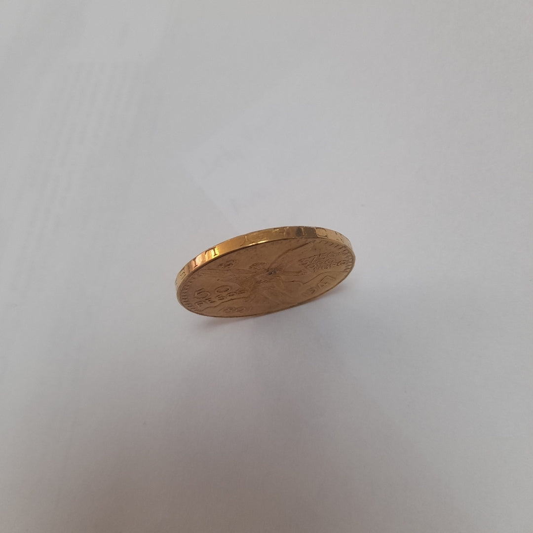 K1 41,60 GRMS - DTO. 0,00 GRMS - 21 K - AVALÚO 79534,21 * IDENTIFICACIÓN MONEDA NOMINATIVA * MONEDAS PESOS 50 PESOS (SEMINUEVO)