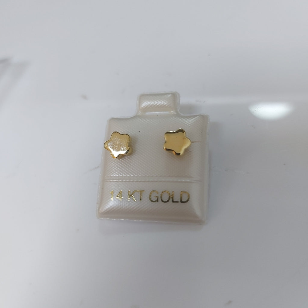 BROQUELES ORO 14K 1 (NUEVO)