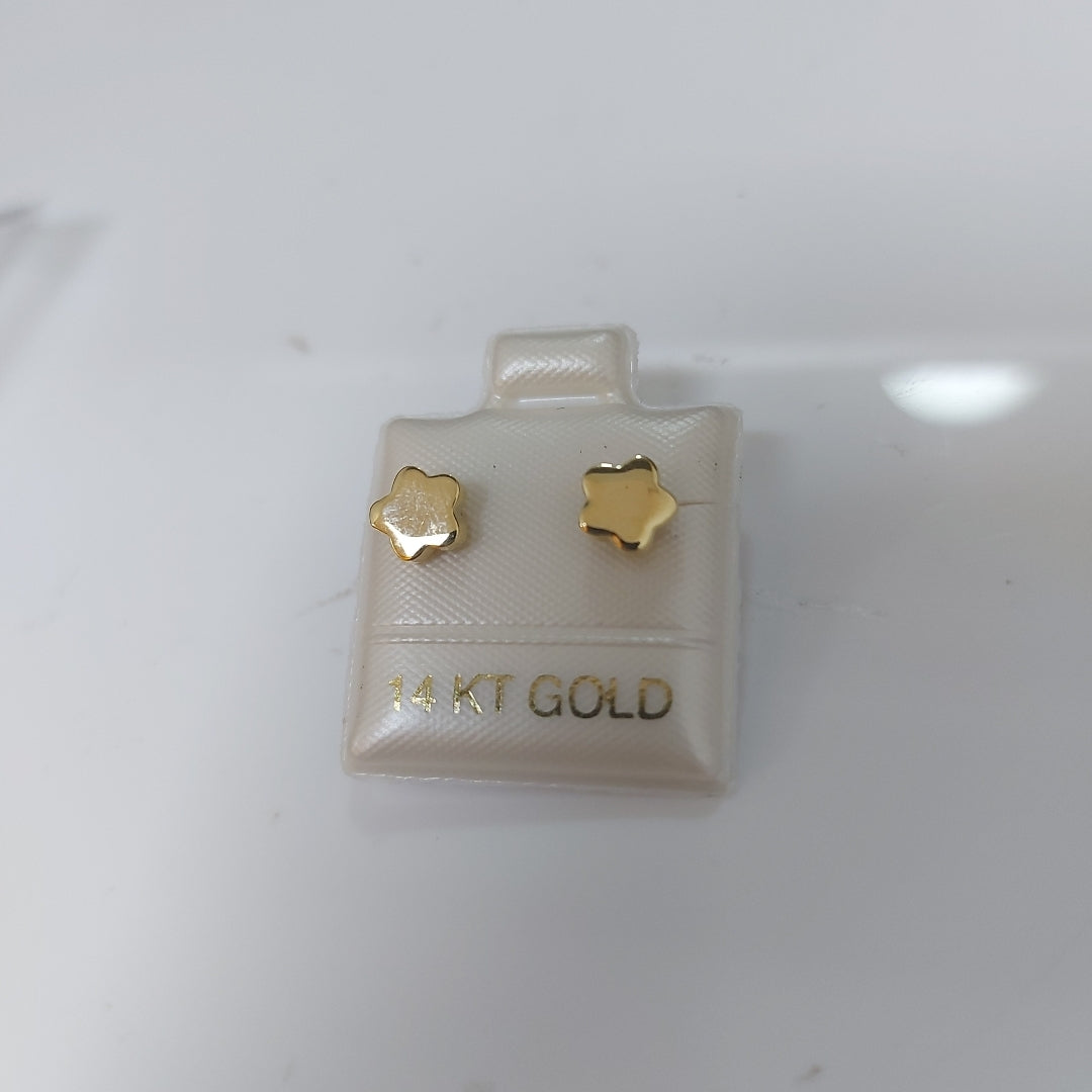 BROQUELES ORO 14K 1 (NUEVO)