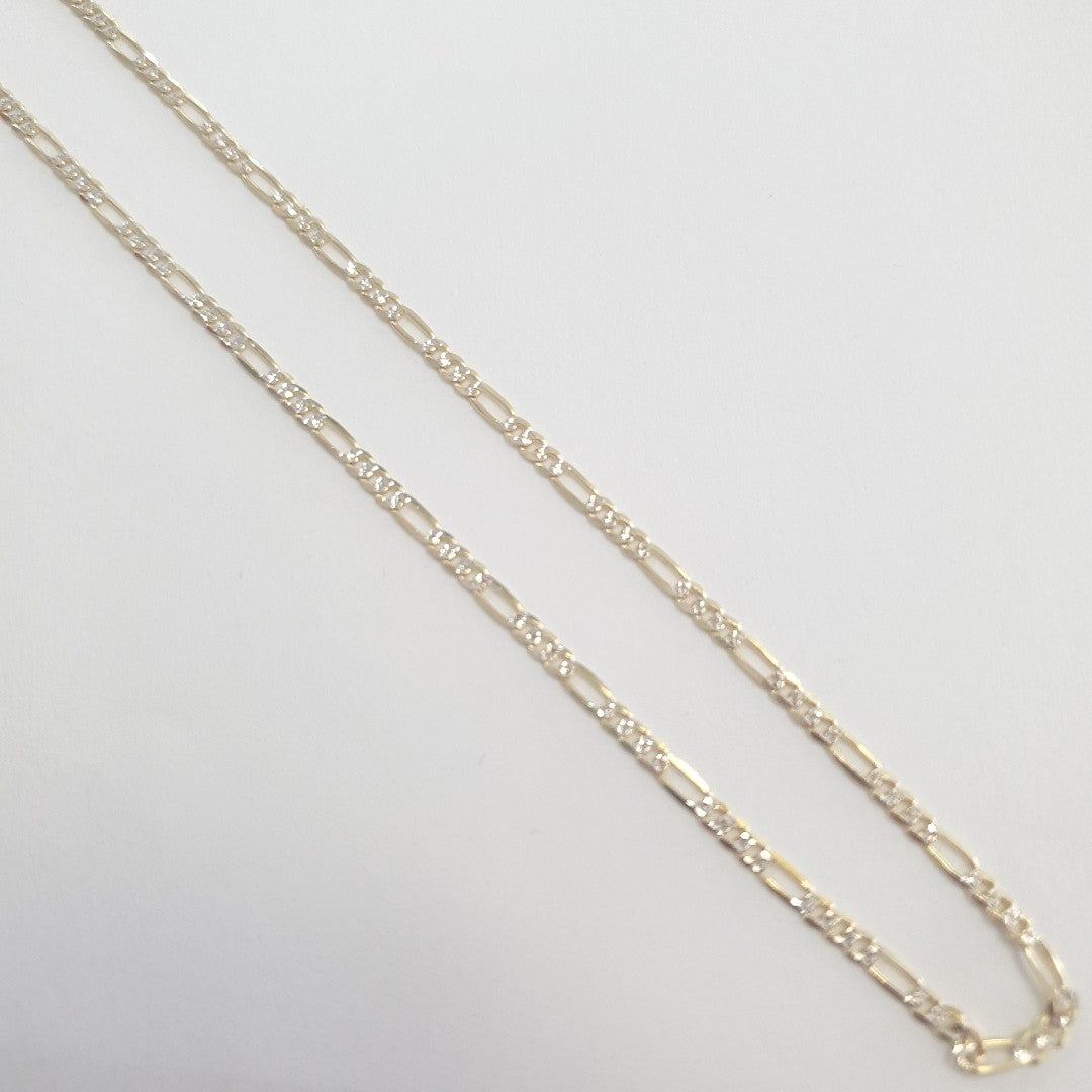 CADENAS CARTIER 3*1 DIAMANTADA ORO 14K 5.1 (NUEVO)