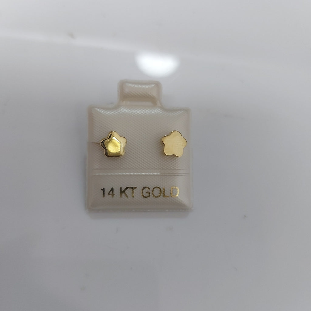 BROQUELES ORO 14K 1 (NUEVO)