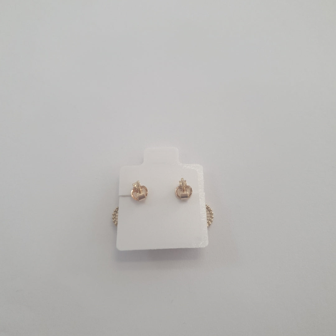 BROQUELES ORO 14K 3.2 (NUEVO)