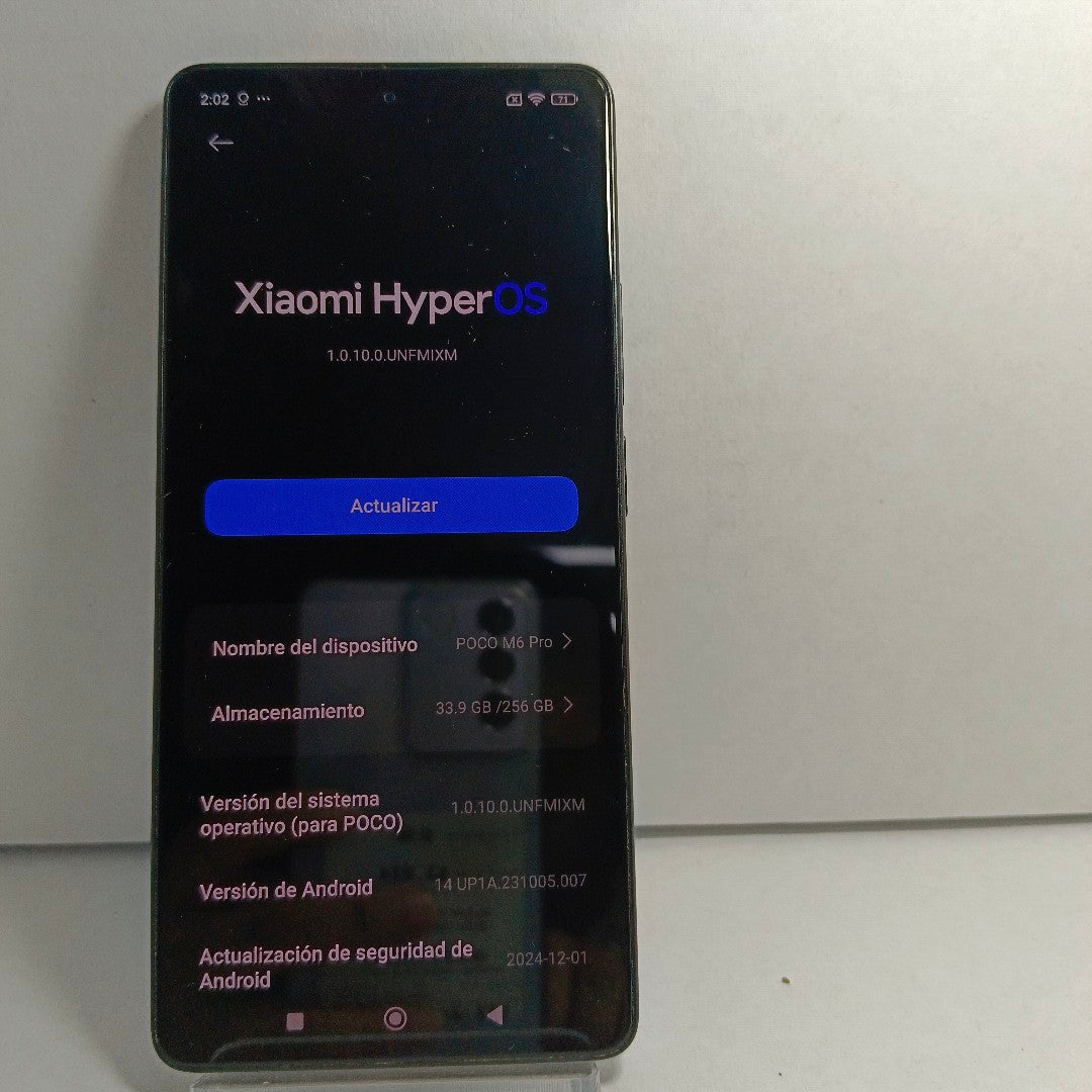 CELULAR XIAOMI POCO M6 PRO 2312FPCA6G (2024) 256 GB 8 GB RAM (SEMINUEVO)