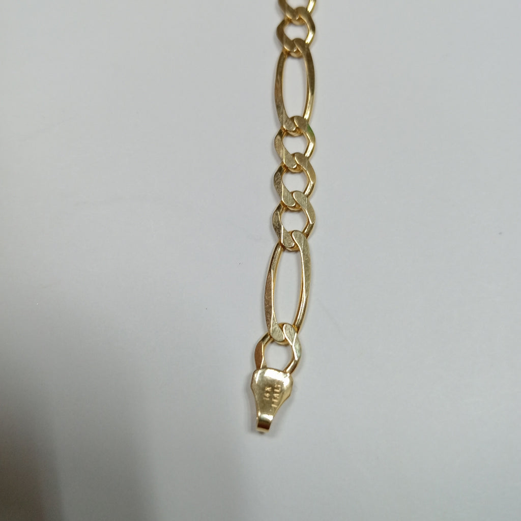 PULSERAS CABALLERO CARTIER 3*1 AMARILLA ORO 14K 6.4 (NUEVO)