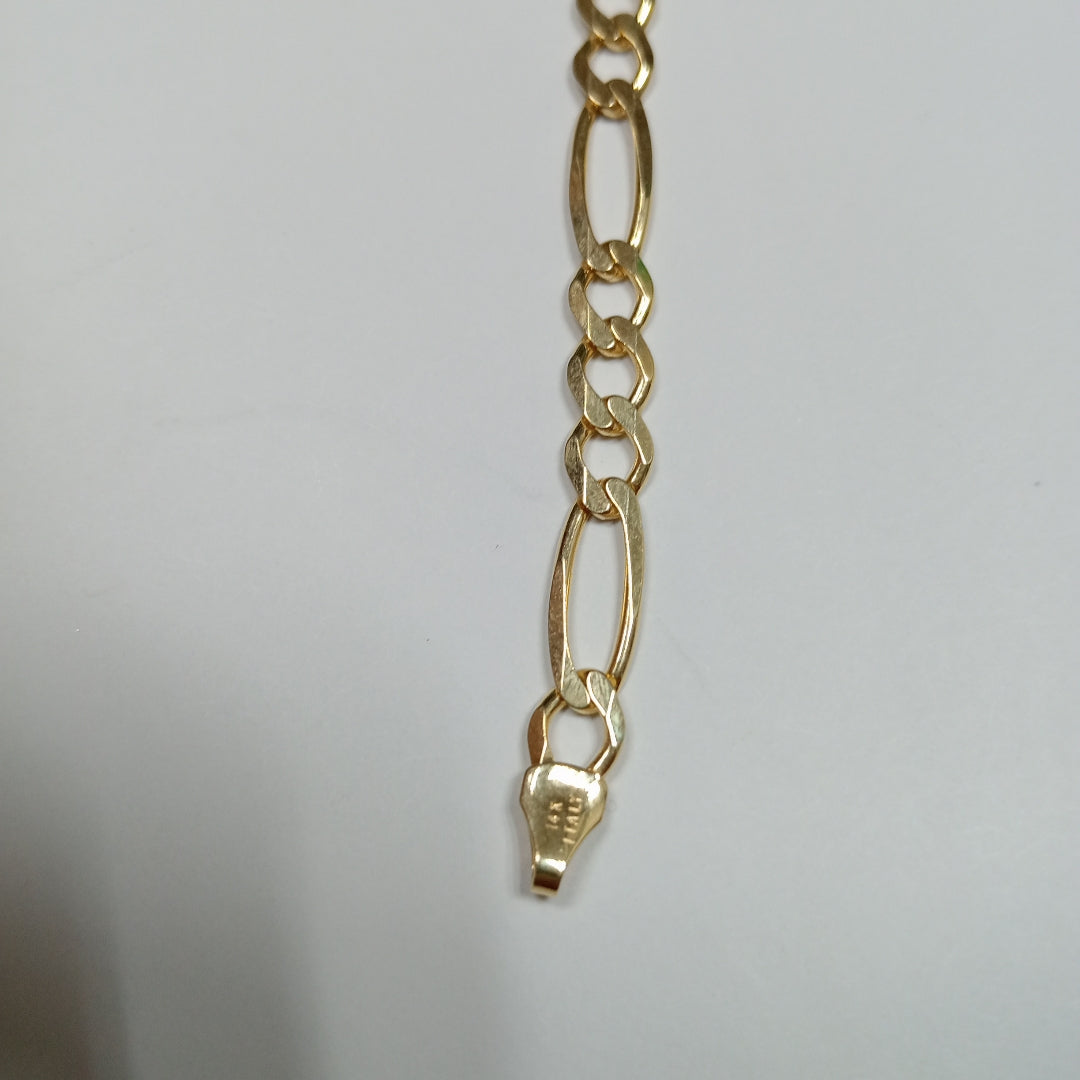 PULSERAS CABALLERO CARTIER 3*1 AMARILLA ORO 14K 6.4 (NUEVO)