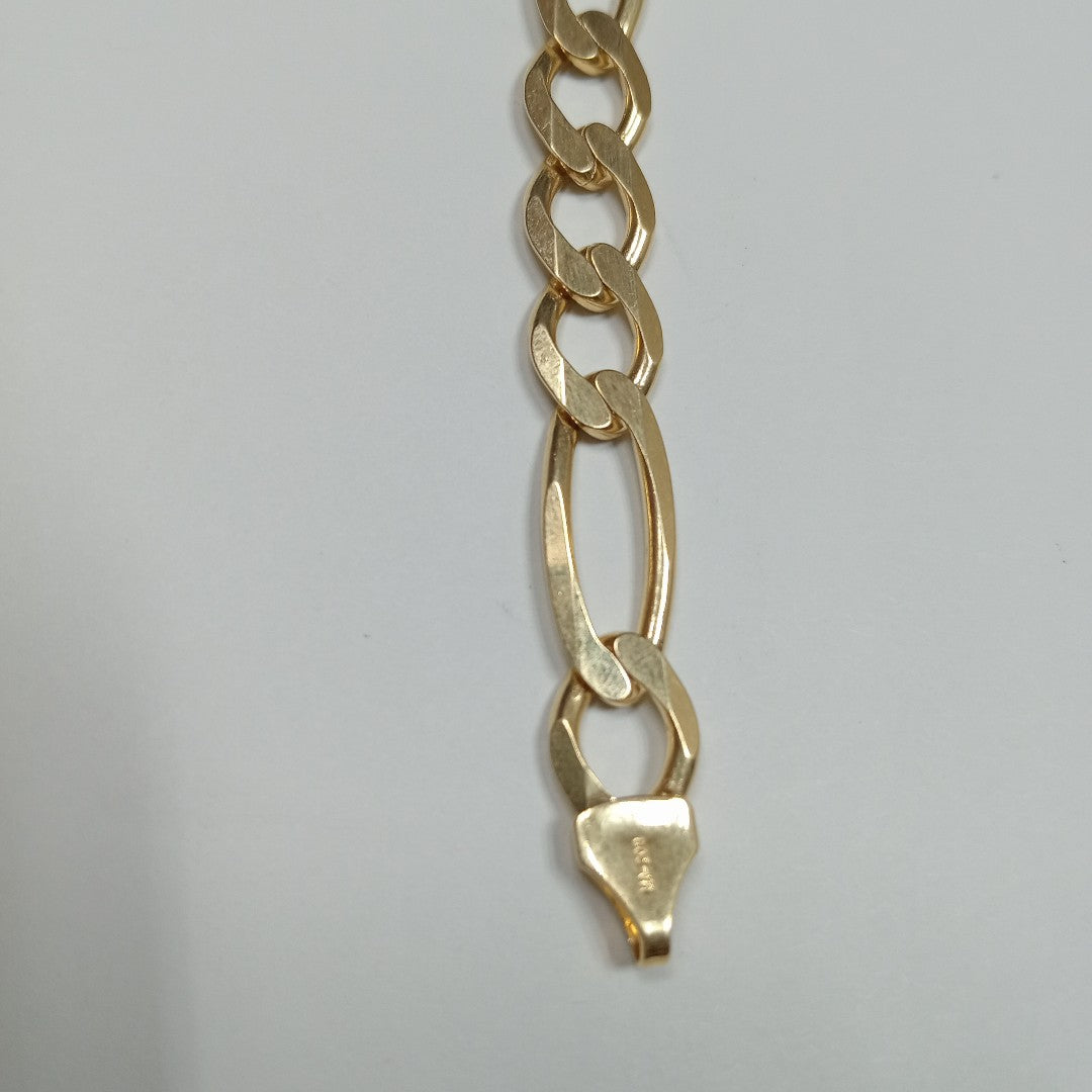 PULSERAS CABALLERO CARTIER 3*1 AMARILLA ORO 14K 14.6 (NUEVO)