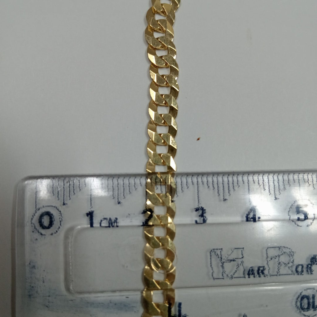 CADENAS BARBADA AMARILLA ORO 14K 24.7 (NUEVO)