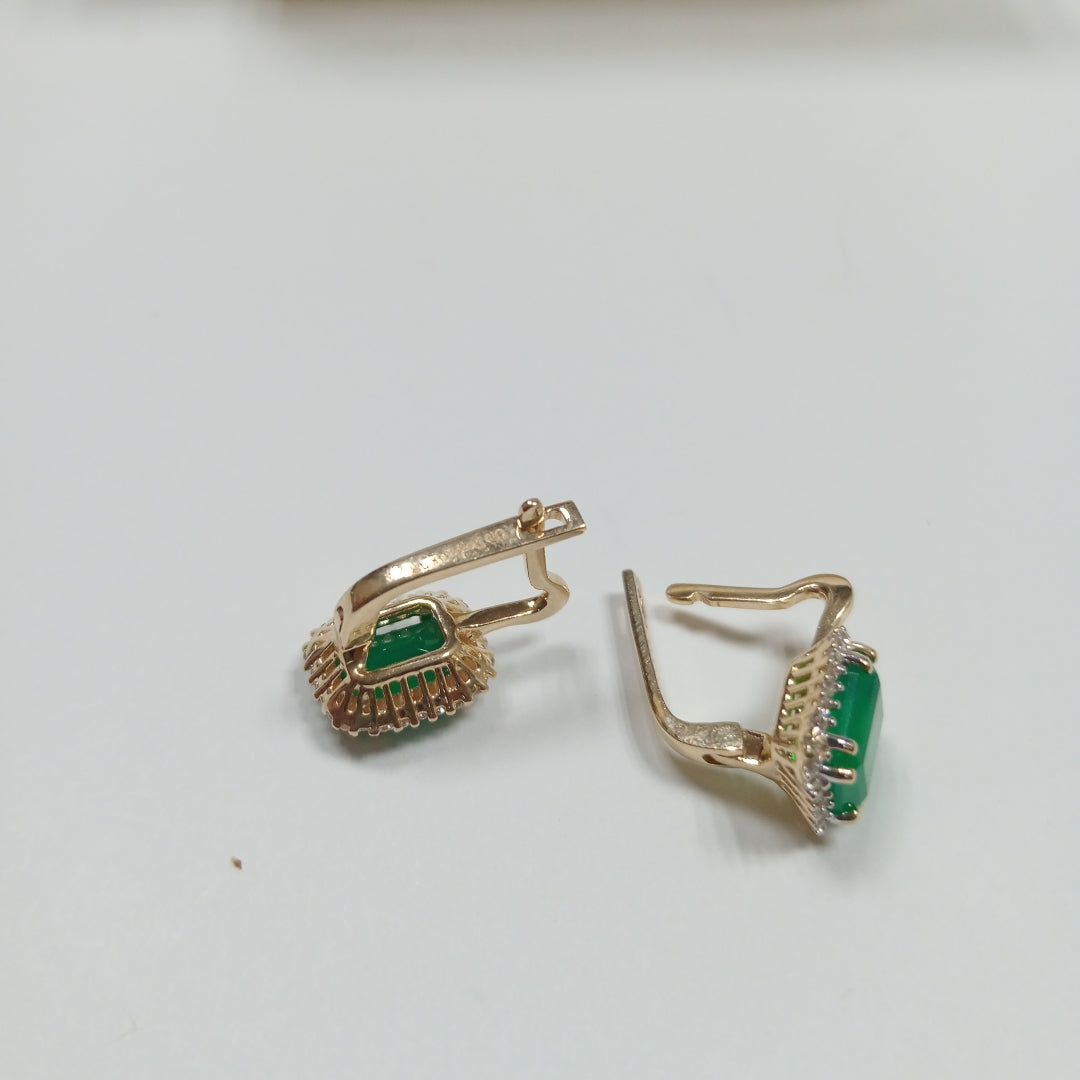 BROQUELES ORO 14K 4 (NUEVO)