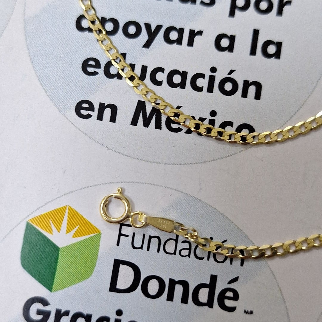CADENAS BARBADA AMARILLA ORO 10K 2.6 (NUEVO)