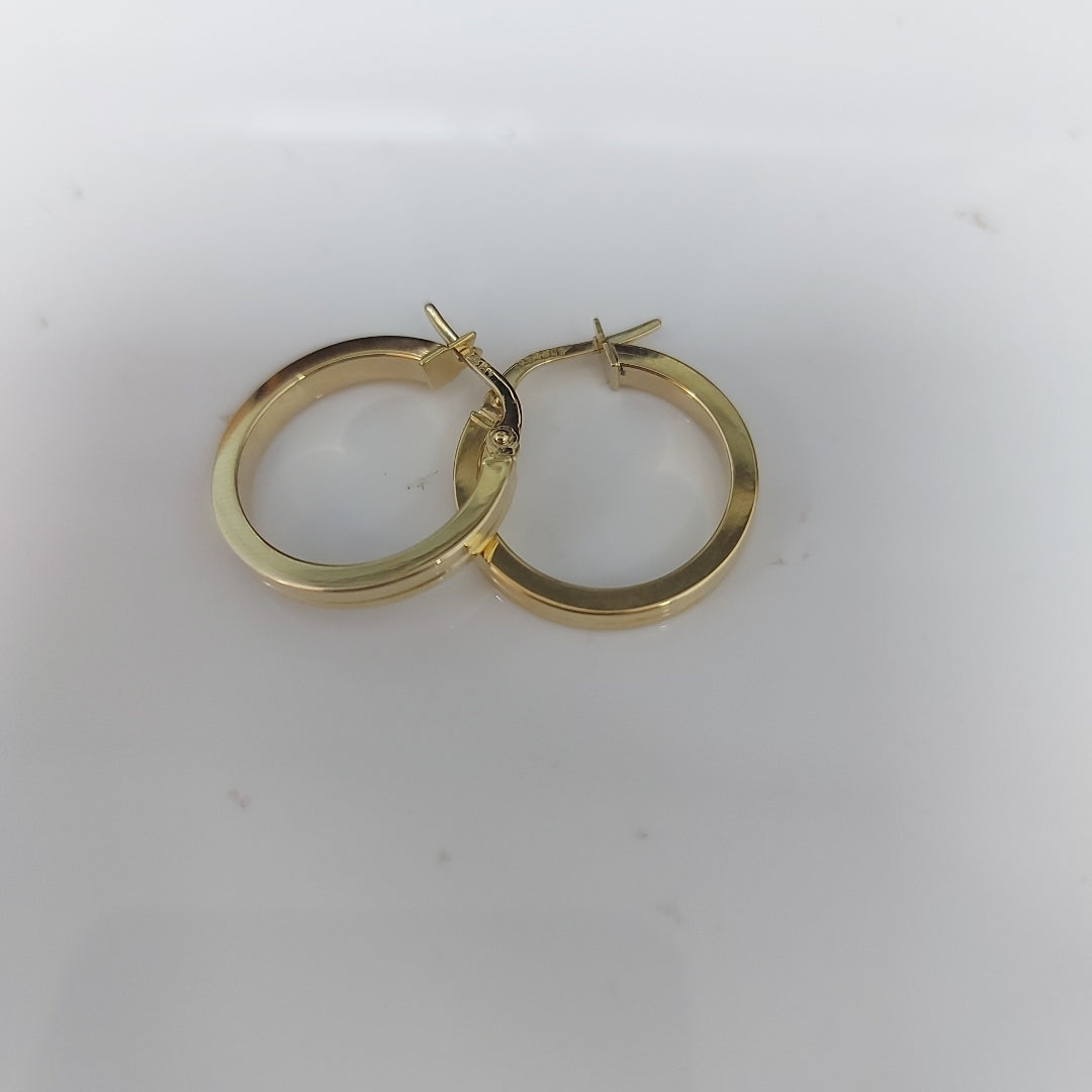 ARRACADAS ORO 14K 1.5 (NUEVO)