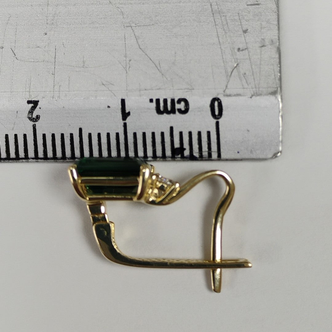 BROQUELES ORO 14K 3.4 (NUEVO)
