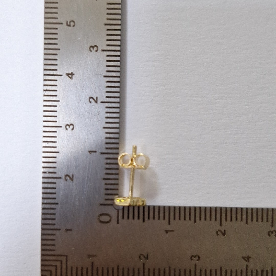 BROQUELES ORO 14K 1 (NUEVO)