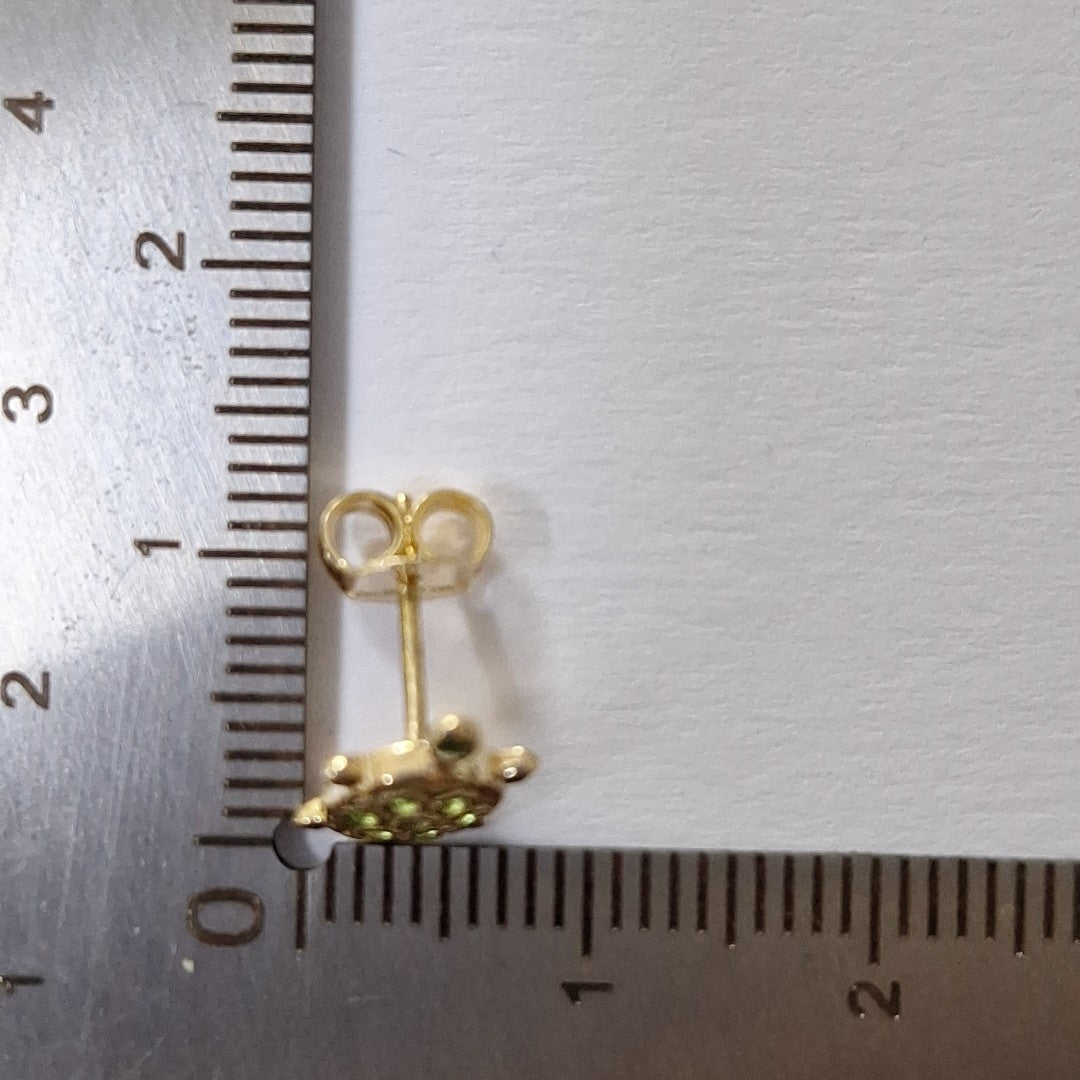 BROQUELES ORO 14K 1.2 (NUEVO)