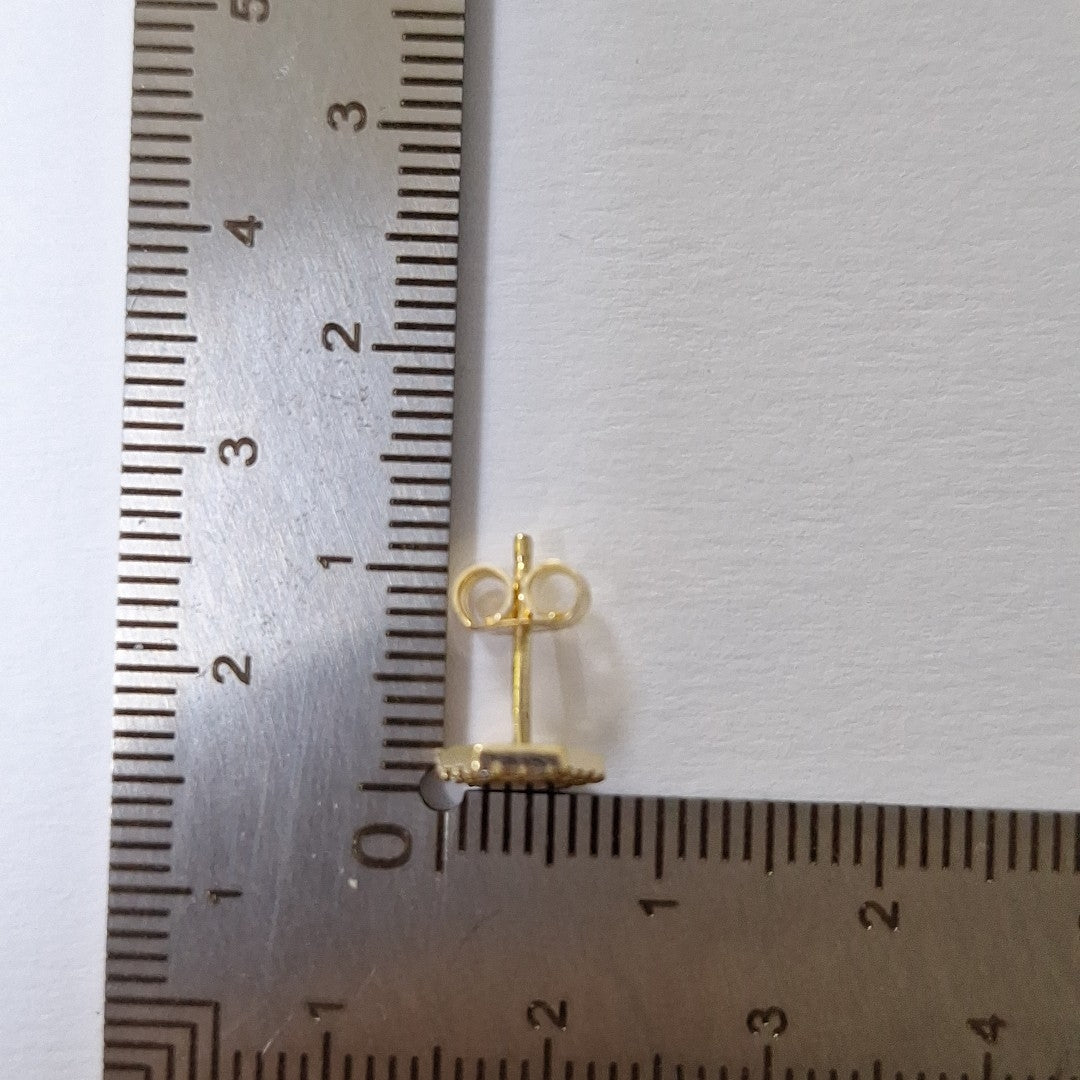 BROQUELES ORO 14K 1.4 (NUEVO)