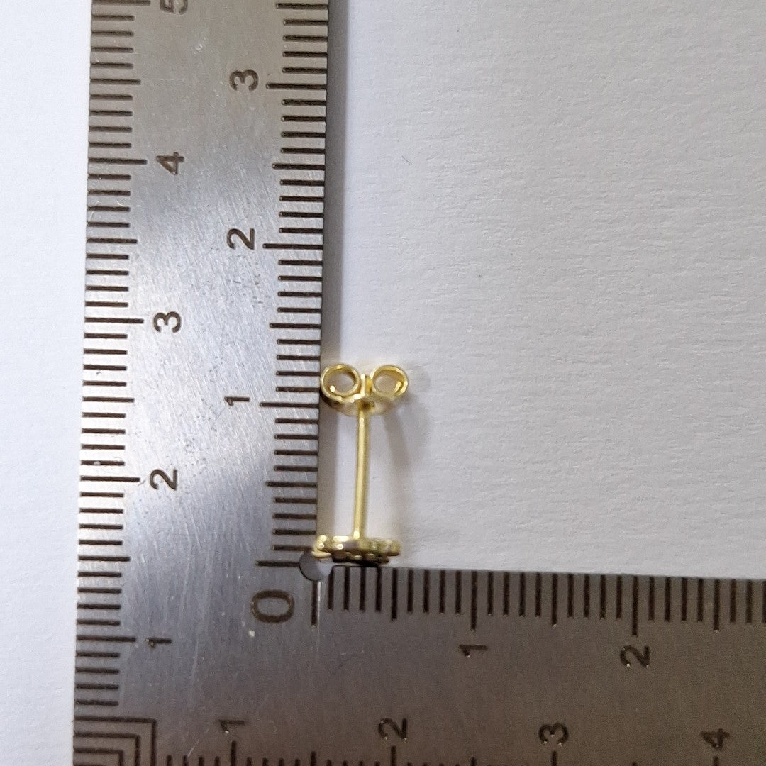 BROQUELES ORO 14K 0.8 (NUEVO)