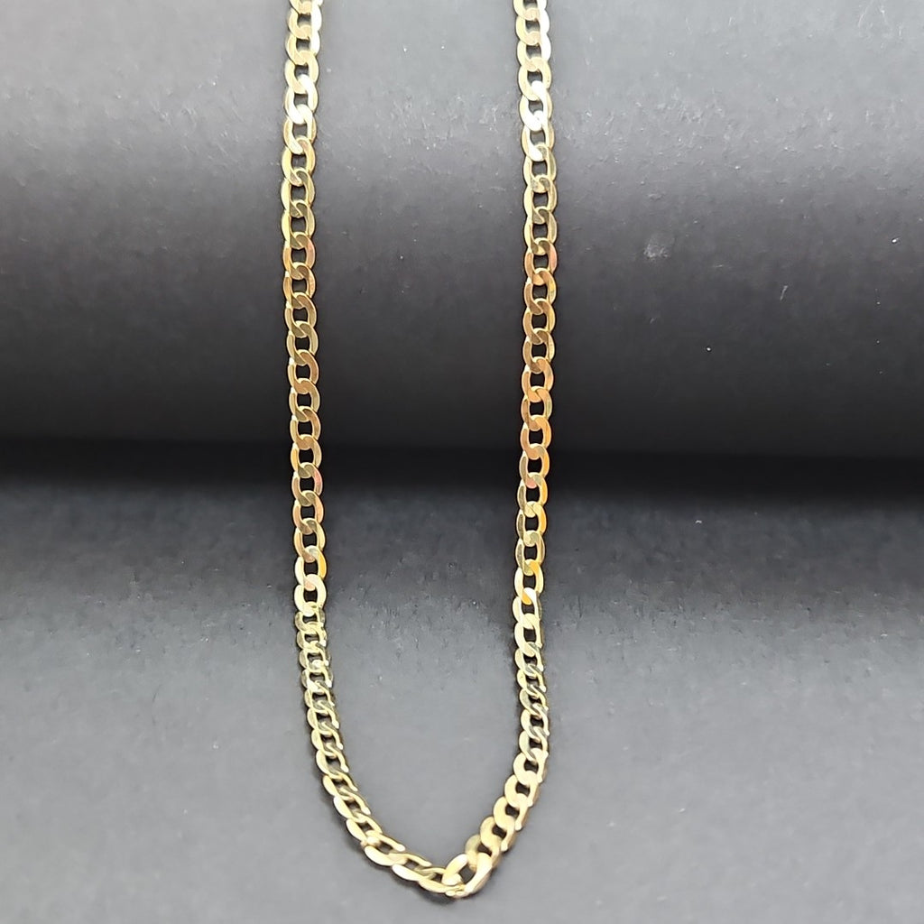 CADENAS BARBADA AMARILLA ORO 14K 4.2 (NUEVO)
