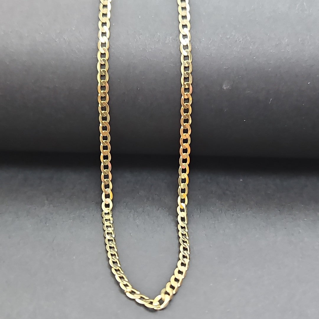 CADENAS BARBADA AMARILLA ORO 14K 4.2 (NUEVO)
