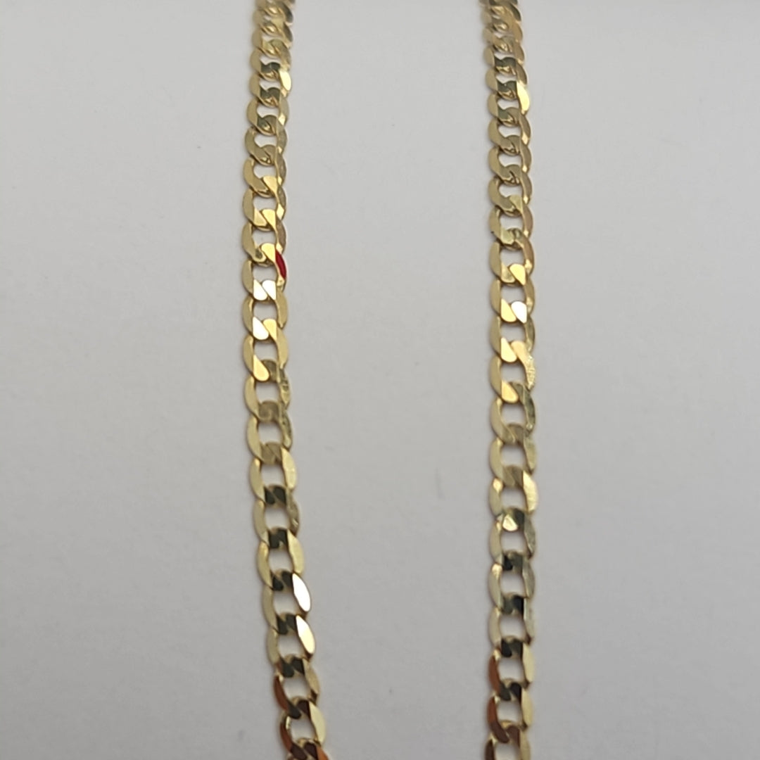 CADENAS BARBADA AMARILLA ORO 10K 1.7 (NUEVO)