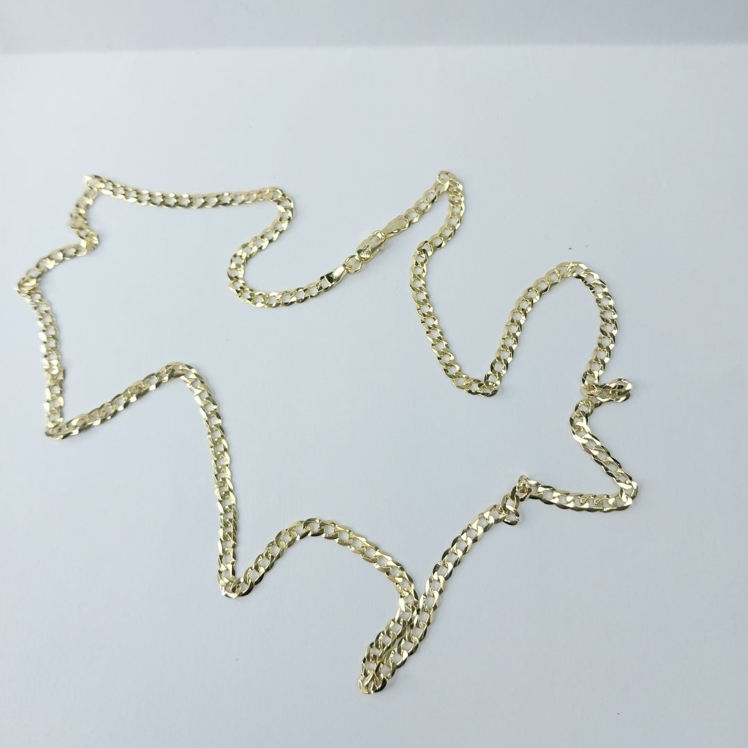 CADENAS BARBADA AMARILLA ORO 14K 6.5 (NUEVO)