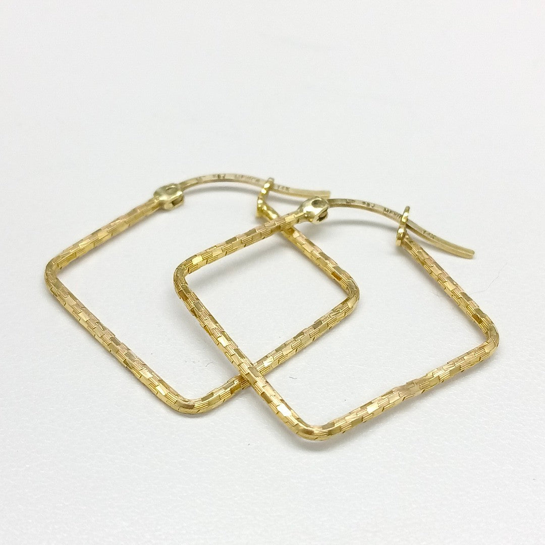 ARRACADAS PAR ORO 14 K 2 GRMS (SEMINUEVO)