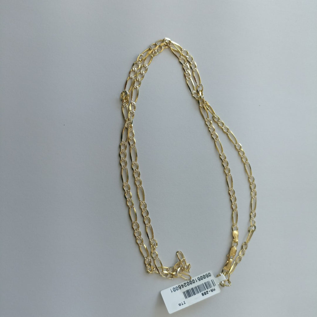 CADENAS CARTIER 3*1 DIAMANTADA ORO 14K 7.8 (NUEVO)