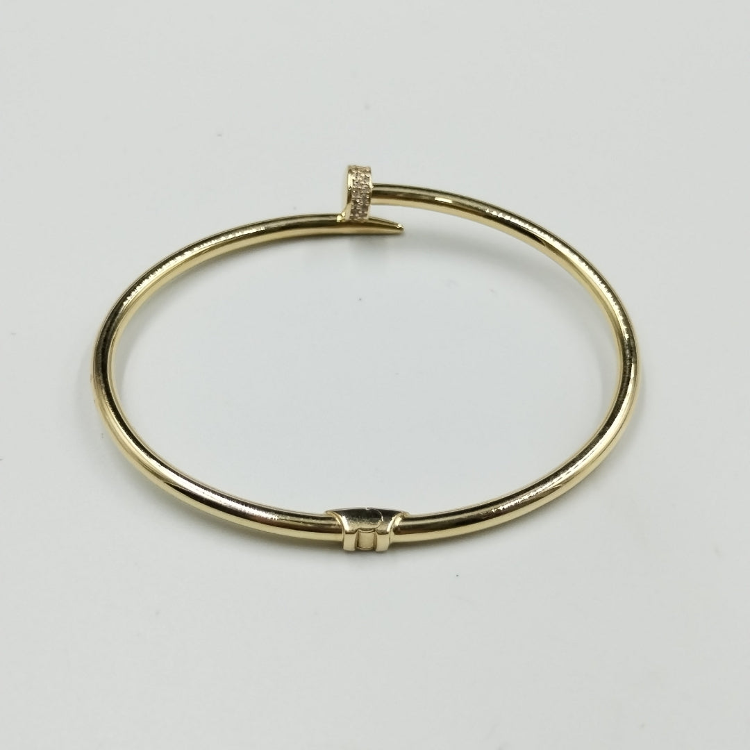 PULSERA CLAVO ORO 14K 7.8 (NUEVO)