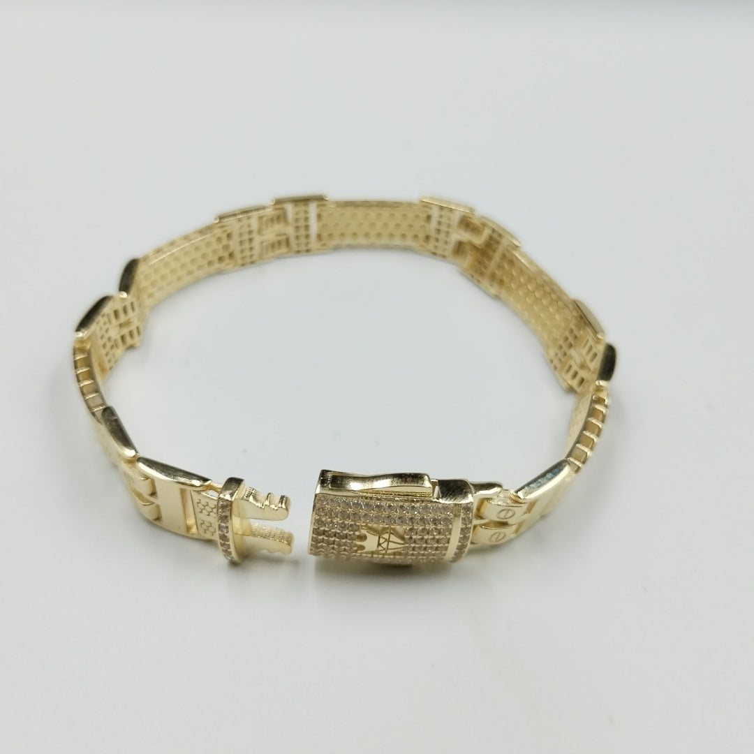 PULSERAS CABALLERO ORO 14K 25.3 (NUEVO)