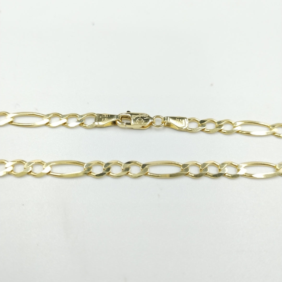 CADENAS CARTIER 3*1 AMARILLA ORO 14K 12.3 (NUEVO)