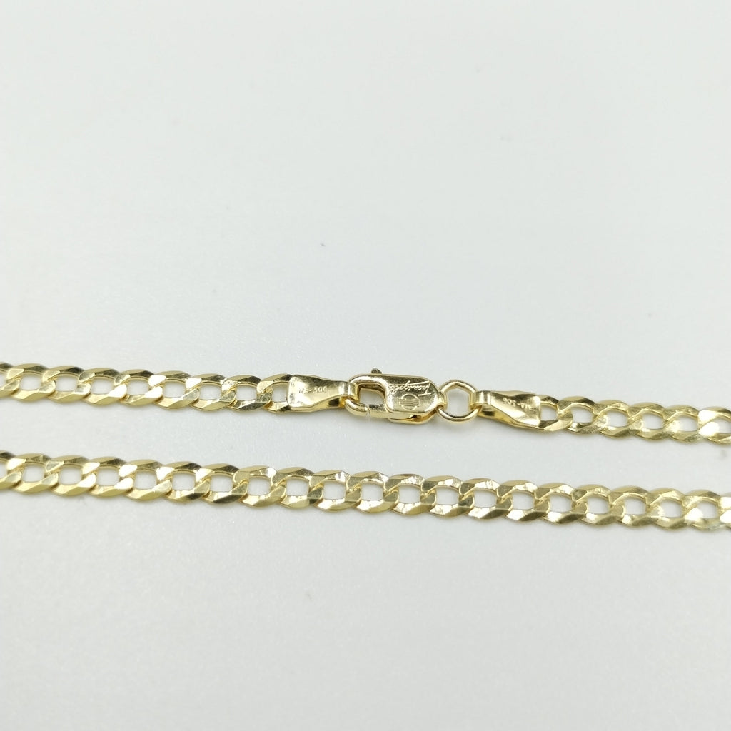 CADENAS BARBADA AMARILLA ORO 14K 7.1 (NUEVO)