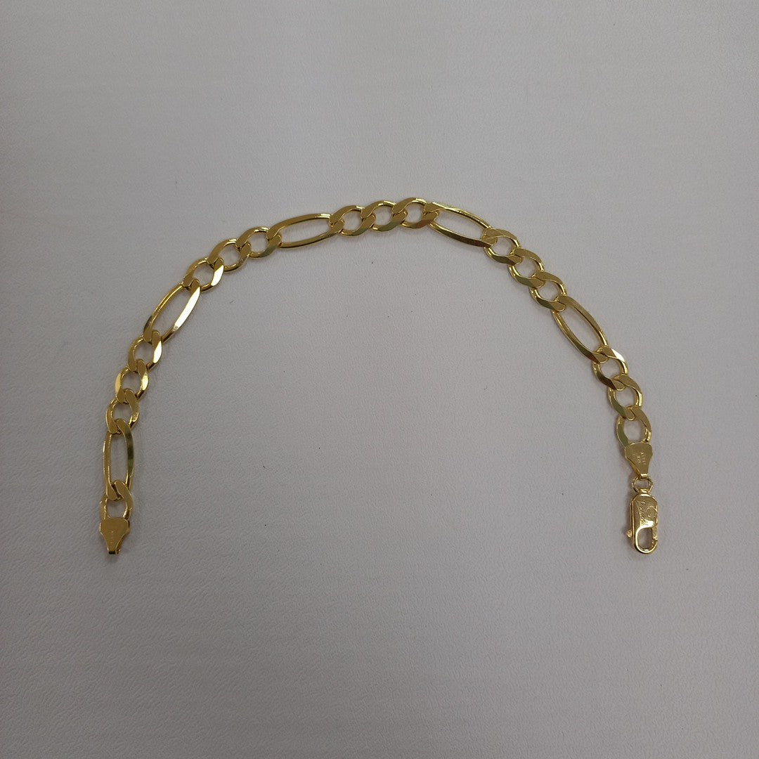 PULSERAS CABALLERO CARTIER 3*1 AMARILLA ORO 14K 12.4 (NUEVO)