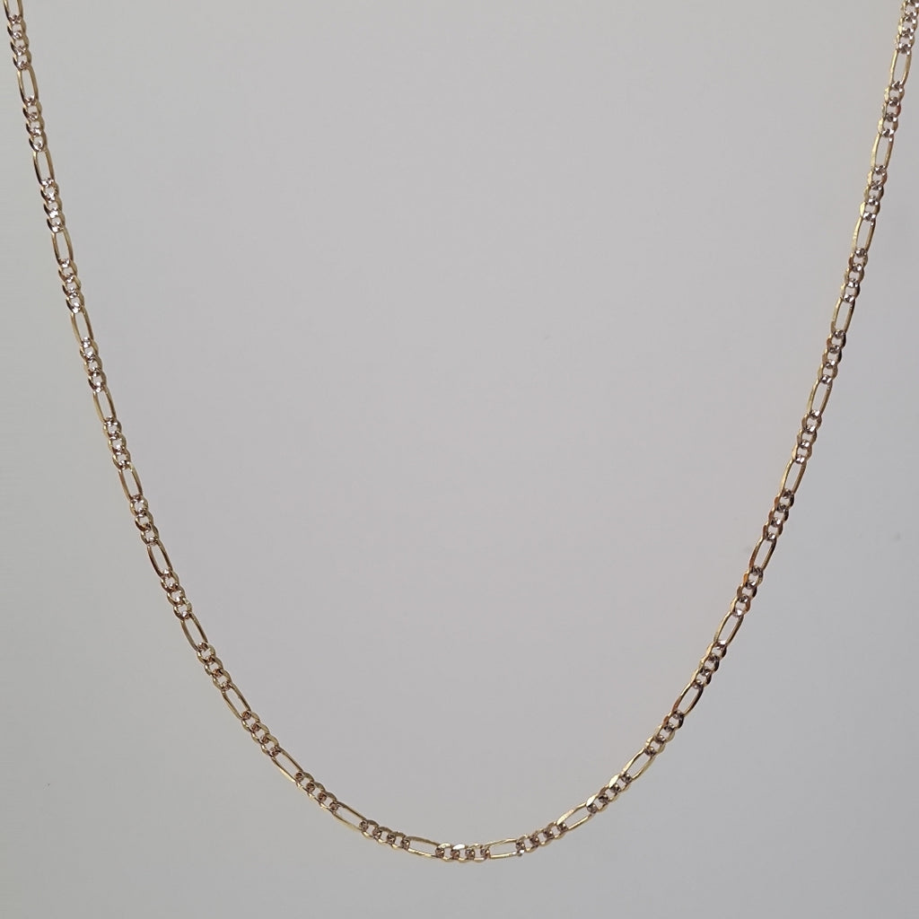 CADENAS CARTIER 3*1 DIAMANTADA ORO 14K 5.5 (NUEVO)