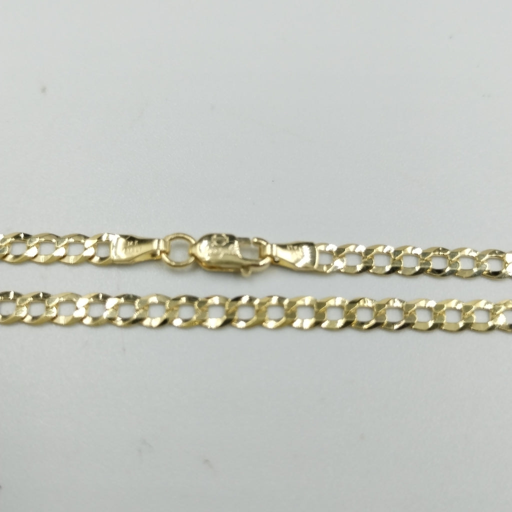 CADENAS BARBADA AMARILLA ORO 14K 6.5 (NUEVO)
