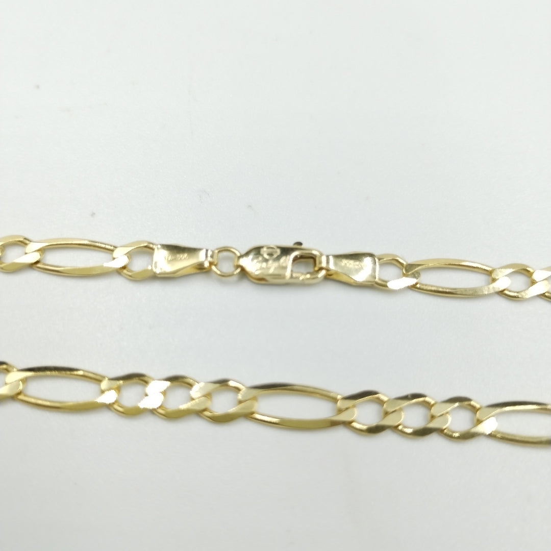 CADENAS CARTIER 3 1 AMARILLA ORO 14K 13.4 (NUEVO)